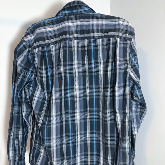 American Rag Men's Shirt Blue-Gray Cotton Long Sleeve Size M - Picture 5 of 5
